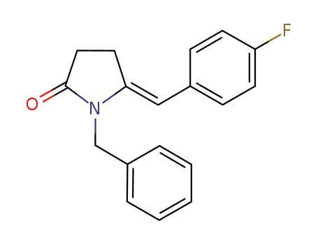 (5E)-1-benzyl-5-(4-fluorobenzylidene)pyrrolidin-2-one