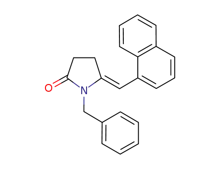 (5E)-1-benzyl-5-(1-naphthylmethylene)pyrrolidin-2-one