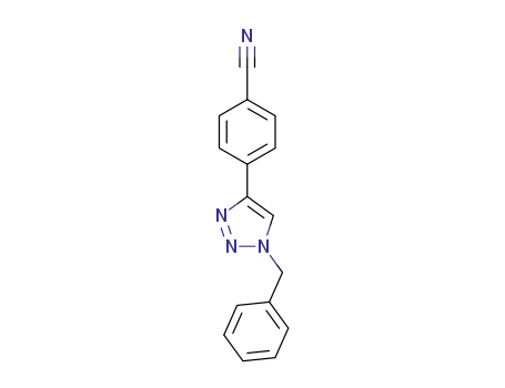 4-(1-benzyl-1H-1,2,3-triazol-4-yl)benzonitrile
