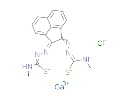 gallium(III) chloride bis(4-methyl-3-thiosemicarbazonate)acenaphthenequinone