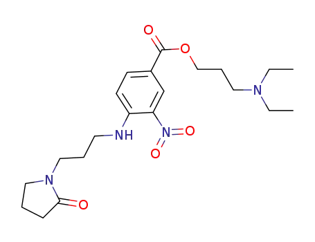 N,N-diethylaminopropyl-4-[N-(3'-aminopropyl)-2-pyrrolidone]-3-nitrobenzoate