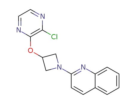 2-[3-(3-chloropyrazin-2-yloxy)azetidin-1-yl]quinoline