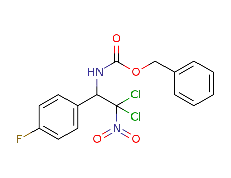 benzyl [2,2-dichloro-1-(4-fluorophenyl)-2-nitroethyl]carbamate