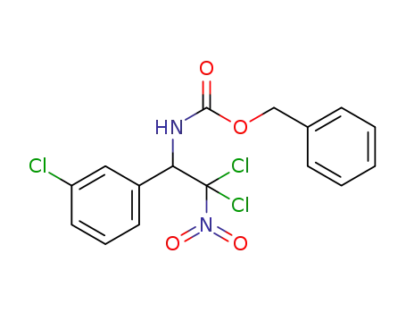 benzyl [2,2-dichloro-1-(3-chlorophenyl)-2-nitroethyl]carbamate