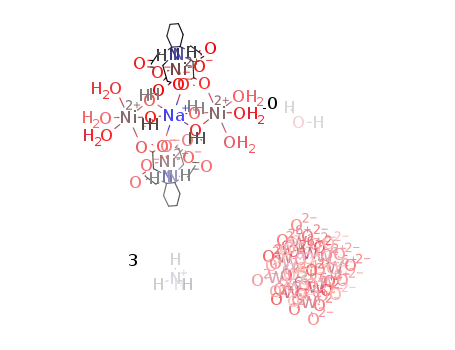 (NH4)3[Ni4Na(H2O)10(trans-N,N,N',N'-1,2-cyclohexanediaminotetraacetato)2][SiW12O40]*10H2O