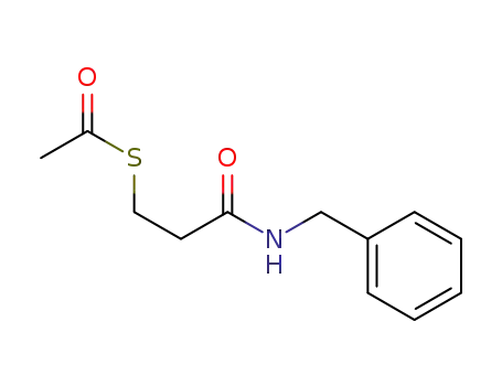 S-{3-oxo-3-[(phenylmethyl)amino]propyl}ethanethioate