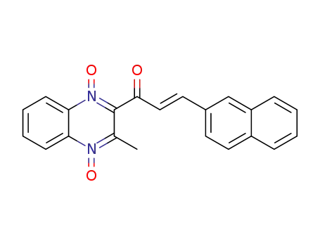 3-methyl-2-[3-(naphth-2-yl)-prop-2-enoyl]quinoxaline 1,4-di-N-oxide