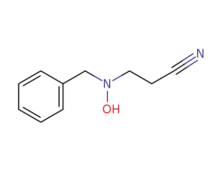 3-(benzyl(hydroxy)amino)propanenitrile