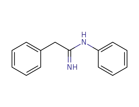 Molecular Structure of 7118-59-4 (N,2-diphenylethanimidamide)