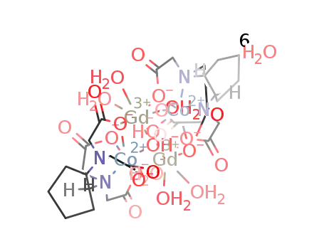 [Gd2Co2(trans-1,2-diaminocyclohexane-N,N,N',N'-tetraacetate)2(μ3-OH)2(H2O)6].6H2O