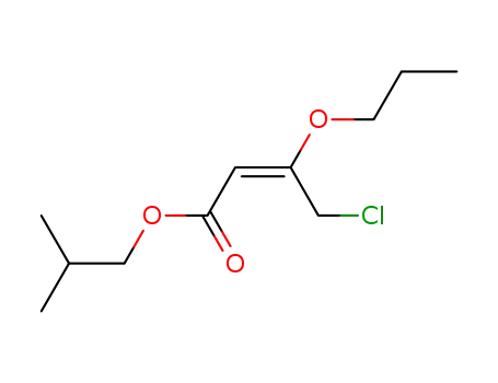 isobutyl (E)-4-chloro-3-propyloxy-2-butenoate