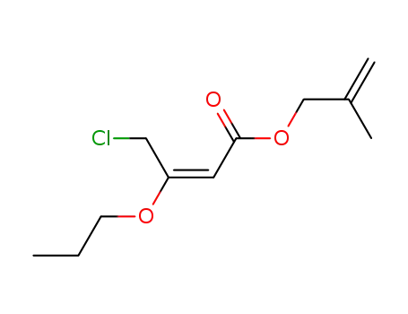methallyl (E)-4-chloro-3-propyloxy-2-butenoate