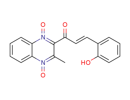 (E)-3-methyl-2-(2'-hydroxyphenylethenecarbonyl)quinoxaline-1,4-dioxide