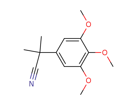 2-methyl-2-(3,4,5-trimethoxyphenyl)propanenitrile