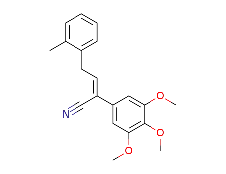 (Z)-4-(o-tolyl)-2-(3,4,5-trimethoxyphenyl)but-2-enenitrile