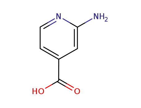 Molecular Structure of 13362-28-2 (2-Aminoisonicotinic acid)