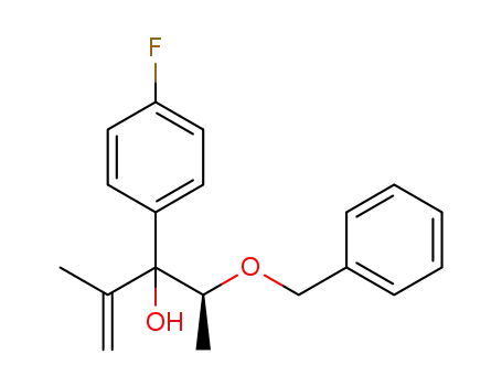 (4S)-4-(benzyloxy)-3-(4-fluorophenyl)-2-methylpent-1-en-3-ol