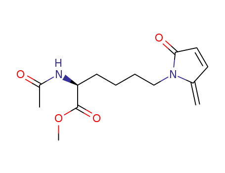 methyl (S)-2-acetamido-6-(2-methylene-5-oxo-2,5-dihydro-1H-pyrrol-1-yl)hexanoate