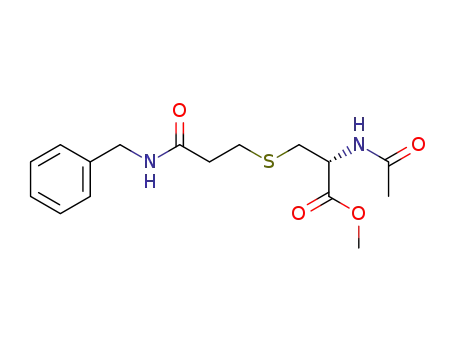 methyl N-acetyl-S-(3-phenylmethylamino-3-oxopropyl)-L-cysteinate