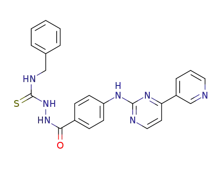 N-benzyl-2-(4-((4-(pyridin-3-yl)pyrimidin-2-yl)amino)benzoyl)hydrazine-1-carbothioamide