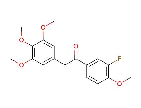 1-(3-fluoro-4-methoxyphenyl)-2-(3,4,5-trimethoxyphenyl)ethan-1-one