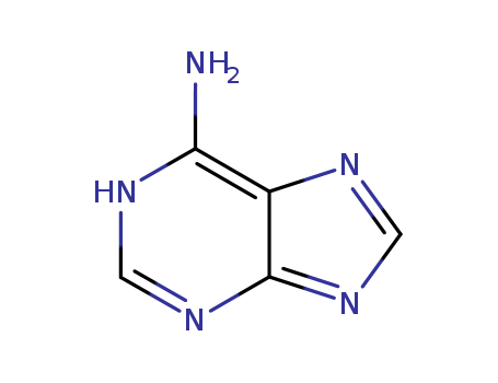 73-24-5,Adenine,USAF CB-18;1,6-Dihydro-6-iminopurine;Adenine [JAN];ADE;Pedatisectine B;6-Amino-1H-purine;Vitamin B4;6-Aminopurine;1H-Purine, 6-amino-;6-Amino-7H-purine;3, 6-Dihydro-6-iminopurine;9H-purin-6-amine;Adenine (8CI);Adeninimine;9H-Purine, 1, 6-dihydro-6-imino-;Purine, 6-amino-;Adenine (JAN/USP);6-Amino-9H-purine;Leuco-4;Adenin;Crytidine;6-Aminopurine (Adenine);5H-purin-6-amine;6-Amino-3H-purine;
