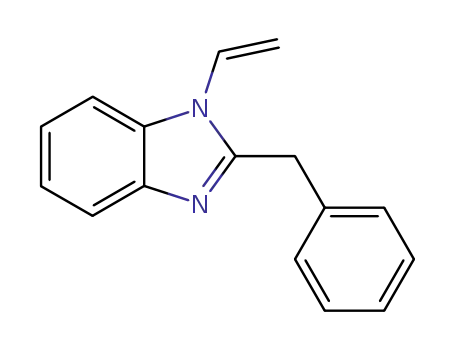 Molecular Structure of 39069-29-9 (1H-Benzimidazole, 1-ethenyl-2-(phenylmethyl)-)