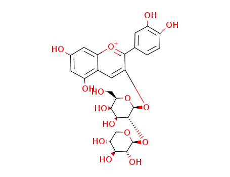cyanidin 3-β-D-xylopyranosyl-(1→2)-β-D-galactopyranoside