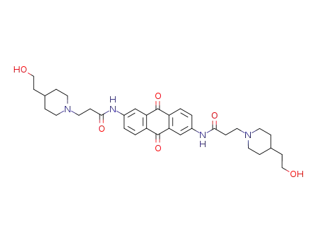2,6-bis<3-<4-(2-hydroxyethyl)piperidino>propionamido>anthracene-9,10-dione