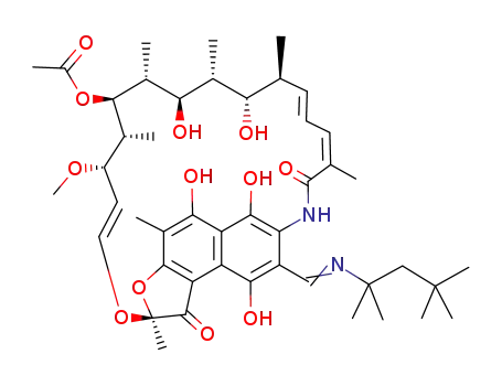 3-(tert-octylimino)methyl rifamycin SV