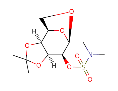 1,6-anhydro-2-O-(N,N-dimethylsulfamoyl)-3,4-O-isopropylidene-β-D-talopyranose