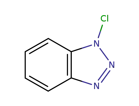 Molecular Structure of 21050-95-3 (1-CHLOROBENZOTRIAZOLE)