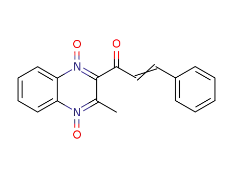 1-(3-methyl-1,4-dioxido-2-quinoxalinyl)-3-phenyl-2-propen-1-one