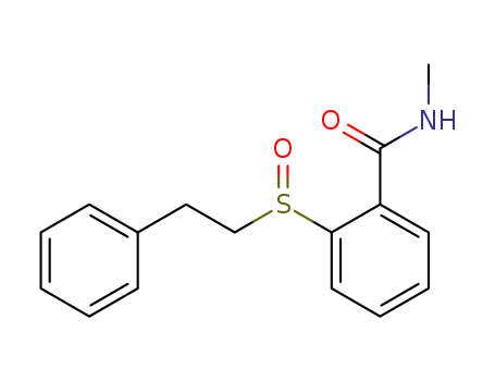 o-(N-methylcarbamoyl)phenyl 2-phenylethyl sulphoxide