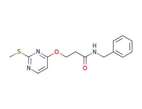 4-(N-benzylcarbamoylethoxy)-2-methylthiopyrimidine