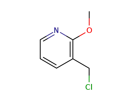 Molecular Structure of 162046-62-0 (2-METHOXY-3-CHLOROMETHYL PYRIDINE)
