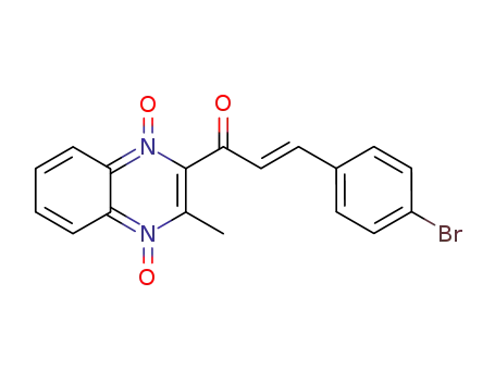 2-[3-(4-bromophenyl)-2-propenoyl]-3-methylquinoxaline-1,4-dioxide