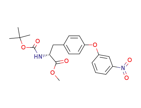 (R)-2-tert-Butoxycarbonylamino-3-[4-(3-nitro-phenoxy)-phenyl]-propionic acid methyl ester