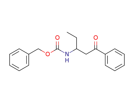 3-(N-benzyloxycarbonylamino)-1-phenylpentan-1-one