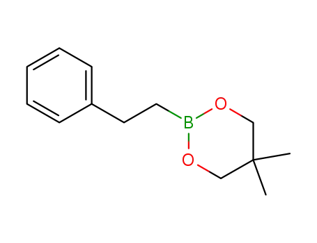 Molecular Structure of 676593-26-3 (1,3,2-Dioxaborinane, 5,5-dimethyl-2-(2-phenylethyl)-)