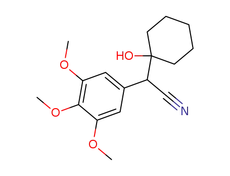 (1-hydroxy-cyclohexyl)-(3,4,5-trimethoxy-phenyl)-acetonitrile