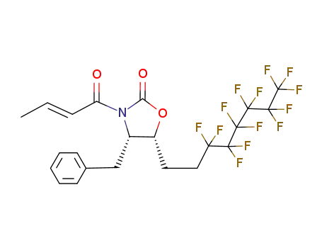 (E)-(4S,5R)-4-benzyl-3-(2'-butenoyl)-5-(1'H,1'H,2'H,2'H-perfluorooctyl)-2-oxazolidinone