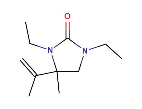 1,3-diethyl-4-isopropenyl-4-methyl-imidazolidin-2-one