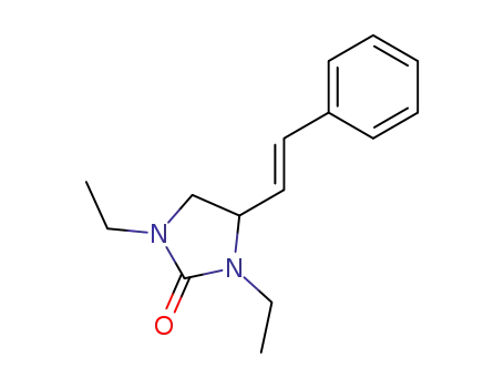 1,3-Diethyl-4-((E)-styryl)-imidazolidin-2-one