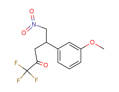 1,1,1-trifluoro-4-(3-methoxyphenyl)-5-nitropentan-2-one