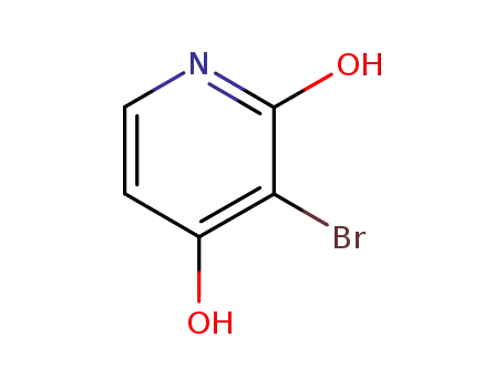 Molecular Structure of 96245-97-5 (2(1H)-Pyridinone, 3-bromo-4-hydroxy-)