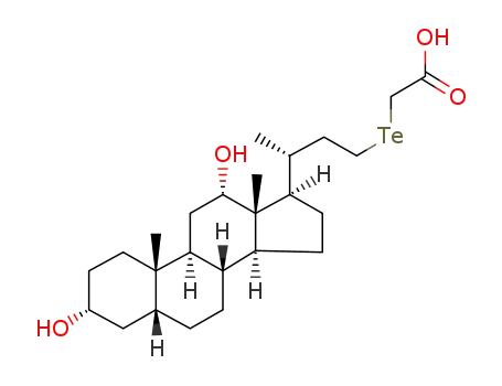 3α,12α-dihydroxy-23-(carboxymethyltelluro)-24-nor-5β-cholane