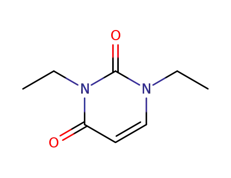 Molecular Structure of 22390-04-1 (1,3-Diethyluracil)