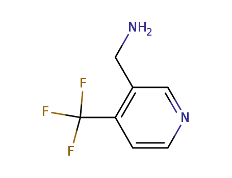 Molecular Structure of 771580-70-2 ([4-(Trifluoromethyl)pyridine-3-yl]methylamine)