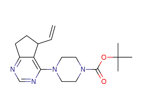 tert-butyl 4-(5-vinyl-6,7-dihydro-5H-cyclopenta[d]pyrimidin-4-yl)piperazine-1-carboxylate